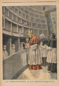 Religious Confirmation in the Prison of La Petite Roquette, from Le Petit Journal, 1st November 1896 by Fortune Louis Meaulle