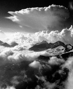 Climbing up Breithorn, peak of the Monte Rosa range