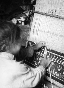 The Carpet Weaver, Gyantsé, Tibet