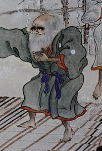 The Great Leaders of the Eighteenth Century Ainu: Itokoi and Shinichi from Akkeshi, Chosama from Uraashibetsu and Shonko from Noshappu, Illustration