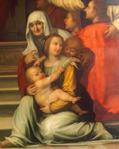 Our Lady of Mercy by Bartolomeo della Porta known as Fra Bartolomeo (1472-1517) (detail)