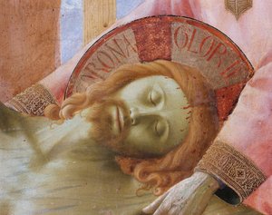 Descent from the Cross, or Altarpiece of the Holy Trinity by Fra  Angelico