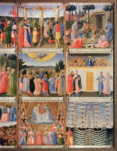 History of the Life of Christ (detail) by Fra  Angelico