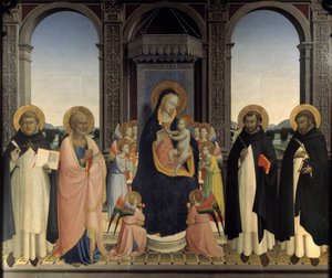 Polyptych of Saint Dominic by Fra  Angelico