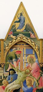 Santa Trinita Altarpiece (detail) by Fra  Angelico