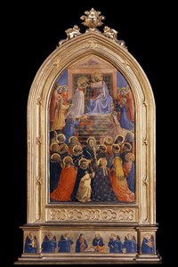 The Coronation of the Virgin. Reliquary for Santa Maria Novella by Fra  Angelico