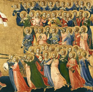 Christ Glorified in the Court of Heaven (detail) by Fra Angelico