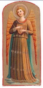 Angel with a Musical Instrument, c.1910 by Fra Angelico