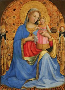 Mary with the Child and Saints by Fra Angelico