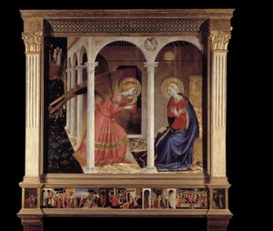 The Annunciation - Pala de Cortone