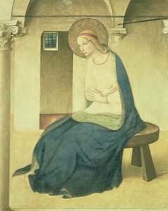 The Annunciation (detail of the Virgin)