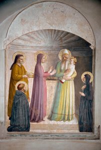 The Presentation of Christ in the Temple (Fresco by Guido di Pietro) by Fra Angelico