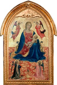 Virgin and Child with Angels, c1425 by Fra Angelico