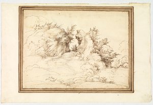 Path Between Rocks by Fra Bartolomeo