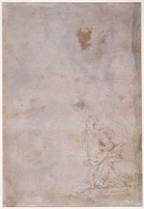 A Kneeling Angel by Fra Bartolommeo