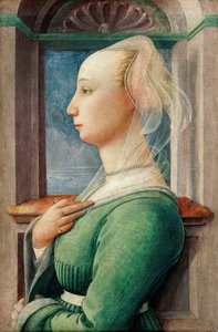 Profile Portrait of a Young Woman, ca 1445