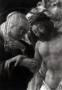 The Entombment (detail) by Fra Filippo Lippi