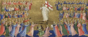 Christ Glorified in the Court of Heaven Panel from Fiesole San Domenico Altarpiece, c. 1423-1424 by Fra Giovanni Angelico da Fiesole