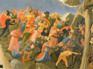 The Last Judgment (detail) by Fra Giovanni Angelico da Fiesole