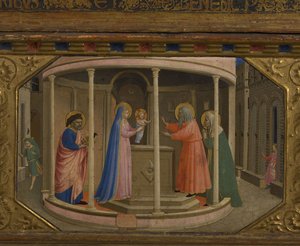 The Presentation in the Temple (The Annunciation Retable with 5 Predella Scenes), 1430-1432 by Fra Giovanni Angelico da Fiesole