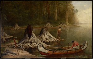 Relics of the Primaeval Forest, Canada by Frances Anne Hopkins