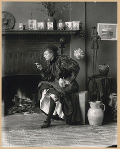 Frances Benjamin Johnston, Self-Portrait (as 