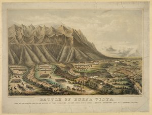 Preparations for the Battle of Buena Vista by Frances Flora Bond (c.1812 76) Palmer