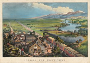 Across the Continent: "Westward the Course of Empire Takes its Way" by Frances Flora Bond Palmer