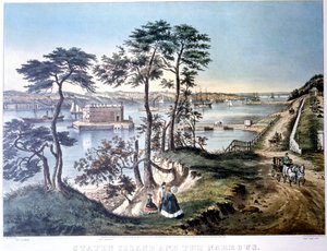 Staten Island and the Narrows, New York, USA
