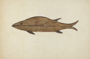 Fish Weather Vane by Frances Matsubara