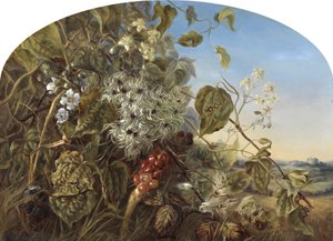 An Autumn Hedgerow near Carisbrooke