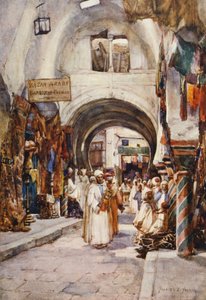 Souk des Etoffes, Tunis by Frances Nesbitt