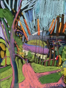 Millennium Dome from Greenwich Park by Frances Treanor