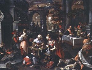 Lazarus at the Feast of Dives