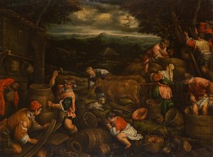 Autumn Harvest (Grape-picking), 1585-90