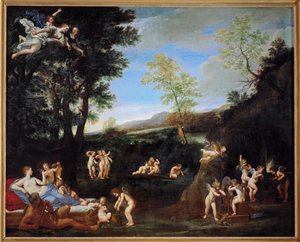 The Repose of Venus and Vulcan by Francesco Albani