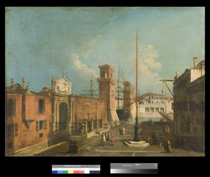 View of Campo and Porta Arsenale by Francesco Albotto