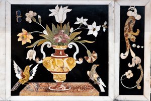The Main Altar, Equipped with Two Tables, Surmounted by a Grandiose Marble Tabernacle (detail) by Francesco Antonio Corbarelli