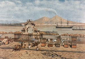 Santa Lucia Beach, in Naples