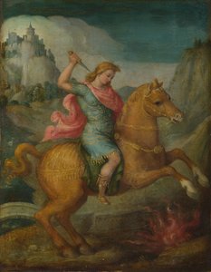 Marcus Curtius, c. 1525 by Francesco Ubertini Bacchiacca