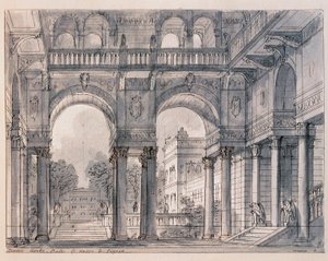 Scenography for the Second Scene of 