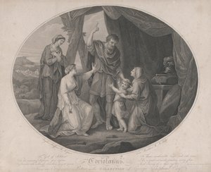 Coriolanus: The God of Soldiers, to shame invulnerable... Shakespeare, Cori..., November 3, 1785 by Francesco Bartolozzi