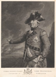 George Augustus Elliot, Lord Heathfield, Governor of Gibraltar by Francesco Bartolozzi
