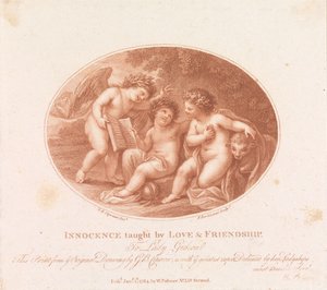 Innocence Taught By Love And Friendship by Francesco Bartolozzi