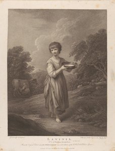 Lavinia, The Milk Maid by Francesco Bartolozzi