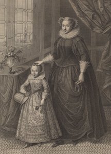 Mary, Queen of Scots, published 1779 by Francesco Bartolozzi