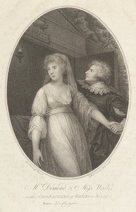Mr. Dimond and Miss Wallis in the Characters of Romeo and Juliet, May 1, 1796 by Francesco Bartolozzi
