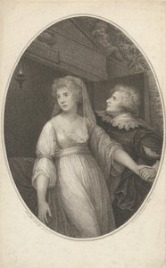 Mr. Dimond and Miss Wallis in the Characters of Romeo and Juliet by Francesco Bartolozzi