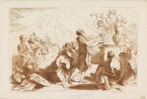 Offering of Noah (series title: Old and New Testament after Castiglione)