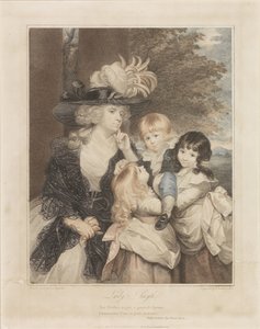 Portrait of Lady Smith and Her Three Children by Francesco Bartolozzi